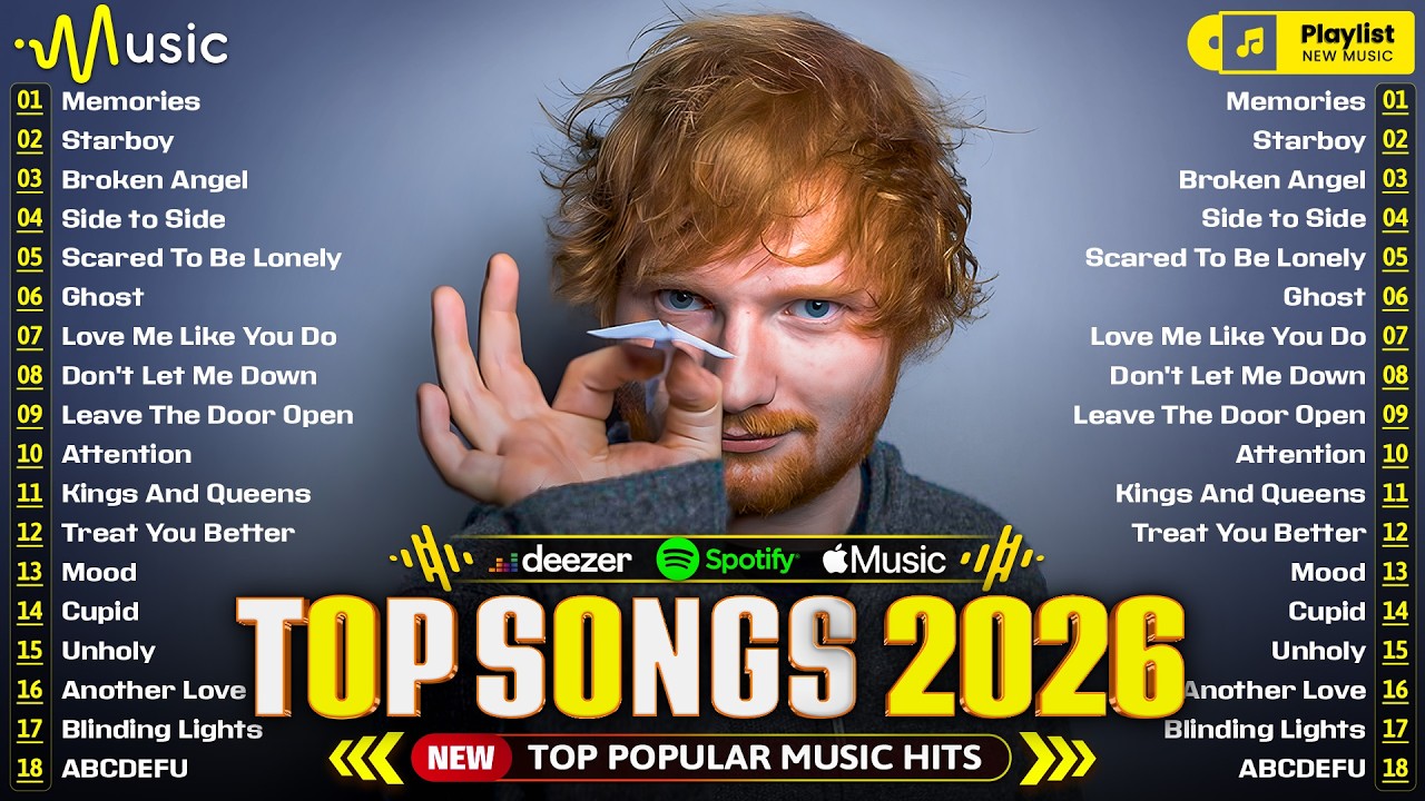 Billboard Hot 100 This Week💚Ed Sheeran, Adele, Billie Eilish, Charlie Puth, Selena Gomez, The Weeknd