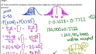 MDM4U 8.3 Normal Sampling and Modelling Video 3
