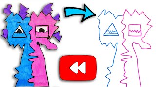 Reverse Video Drawing Sprunki Oc Semihemi Phase 4