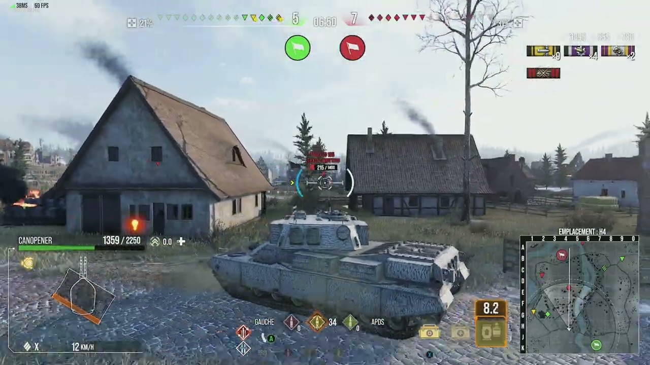 World of Tanks Console Canopener New English Double cannons Heavy over 6K dmg First Game