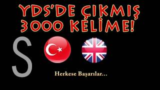 YDS'DE ÇIKMIŞ 3000 KELİME -S-