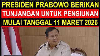Breaking news: President Prabowo's official good news: civil servant pension allowances will star...