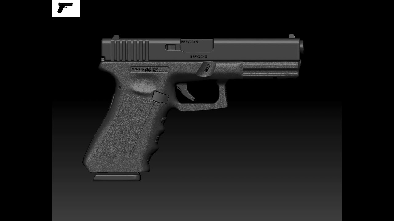 Zbrush-Glock 17