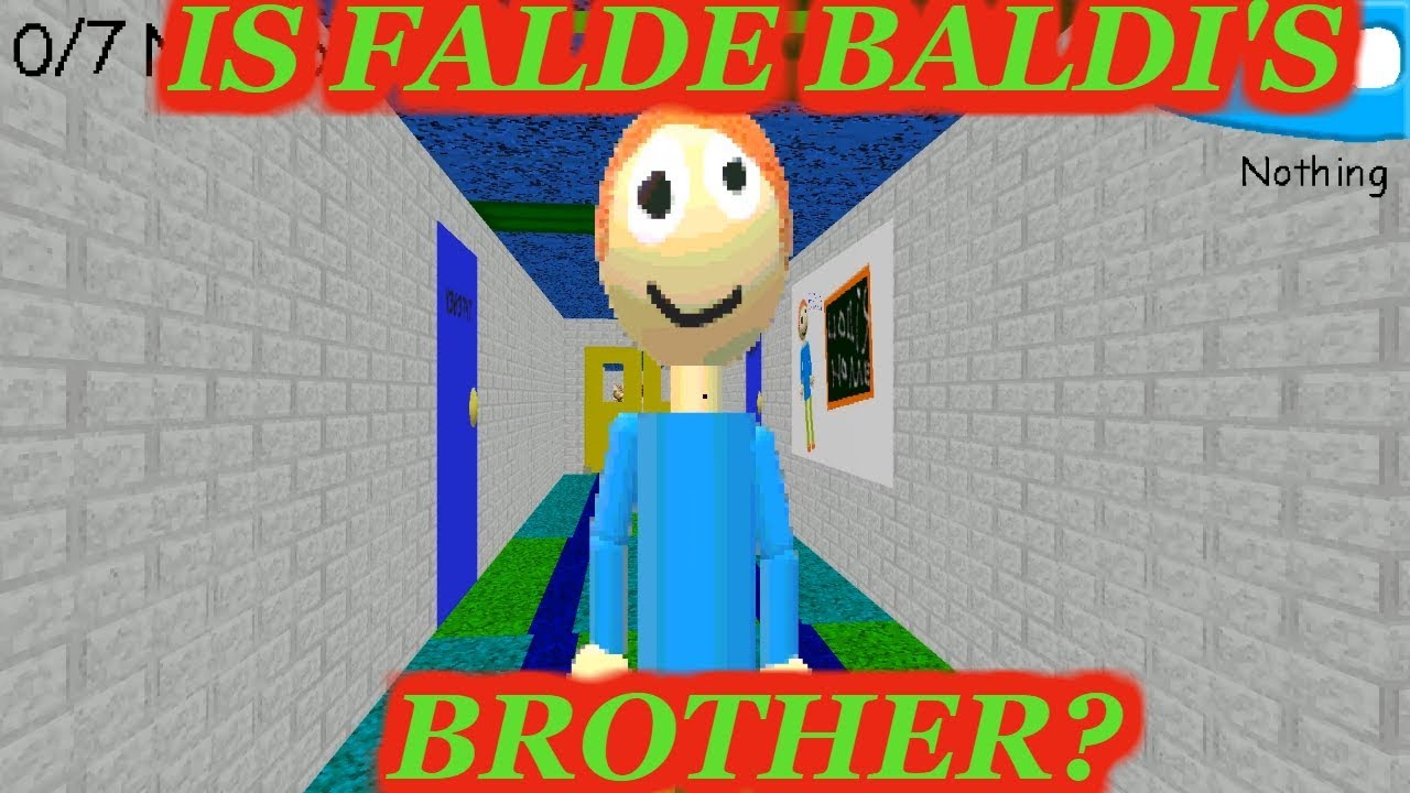 IS FALDE, BALDI'S BROTHER? | Baldi's Basics in Education and Learning ...