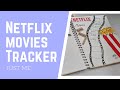 March bullet  journal ( Netflix movie tracker )🎥 ....#justme ✌