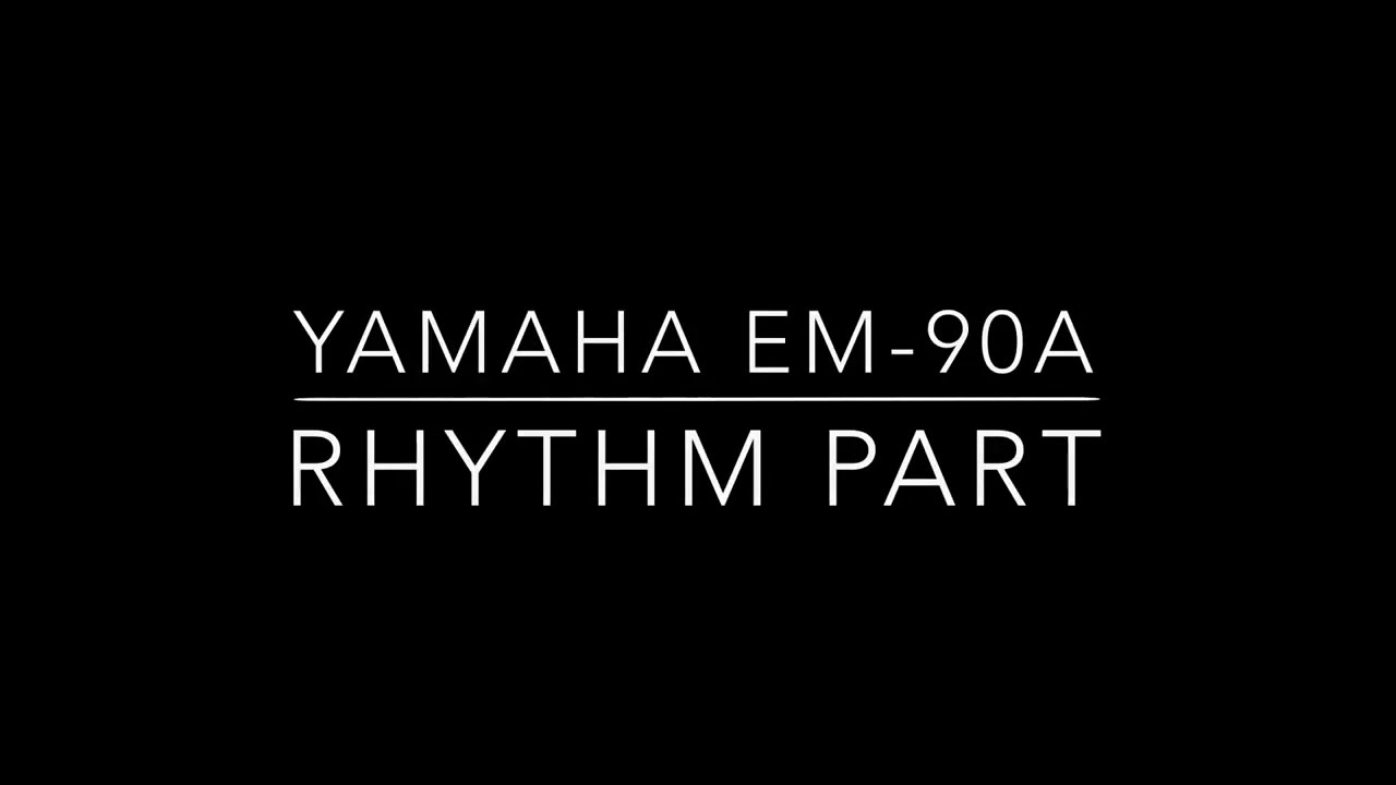 Yamaha EM-90A / Analog Mixer with Rhythm Machine. - YouTube