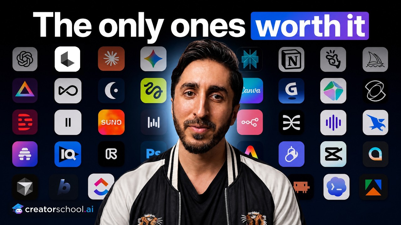 I tested 500+ AI tools, these are the 30+ best AI tools for creators | Navid Moazzez