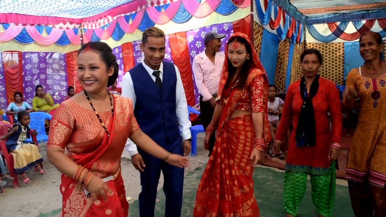 Tharu wedding dance