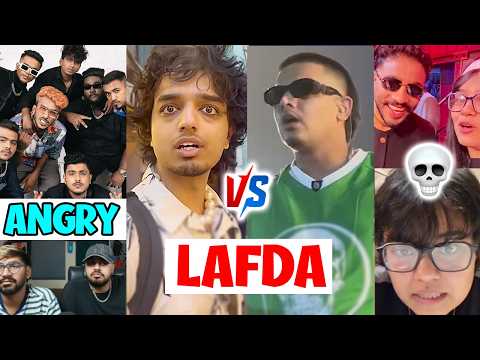 OMG DHANDA VS CHAAR DIWAARI LAFDA❗, 7BANTAI'Z ANGRY ON REACTION CHANNEL, RAFTAAR & KHUSHI💀