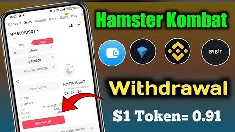 $HMSTR Tokens Withdrawal (Ton Keeper Telegram Wallet, BAINANC)BYBIT | Hamster Kombat Withdrawal