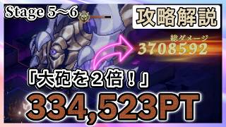 330K Points with Double Cannon! Tower of Adversity: Stages 5-6 Upper Zone -【Sword of Convallaria】