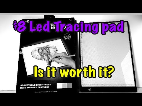 $8 Led Tracing Pad Unboxing and Review!! 