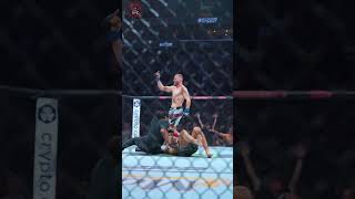 Justin Gaethje Nock down for Dustin Poirier