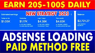 AdSense Loading Method 2023  Google AdSense Loading & Arbitrage Method  Complete Full Course