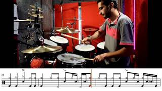 Slippin Away - Gavin harrison - Ahmad amiri (Transcription)
