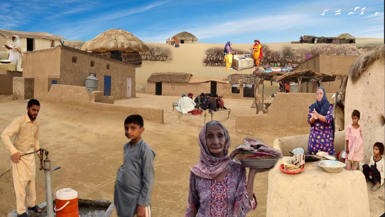 Pakistan Old village life near Indian Border | Punjab villages | Dear kashi