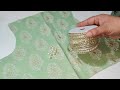 Gota Patti और Beads से बनाए Round Neck और Sleeves का ये खूबसूरत डिज़ाइन| Round Neck Design .