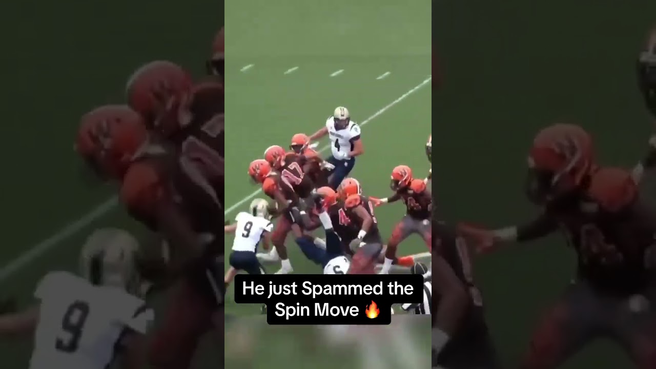 He broke EVERY tackle 😱💪 