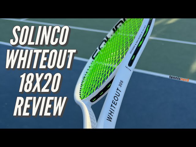 Solinco Whiteout 18x20 Review 