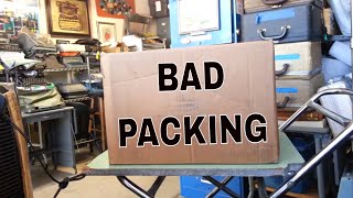 How NOT to Pack a Portable Typewriter for Shipping
