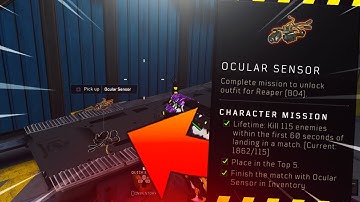 HOW TO UNLOCK REAPER "NUMBERS" OUTFIT IN BLACKOUT BATTLE ROYALE (OCULAR SENOR LOCATION)