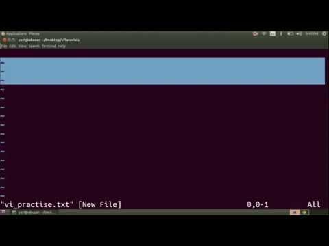 How to invoke vi /vim in Linux?  (vi for beginners Part 3)