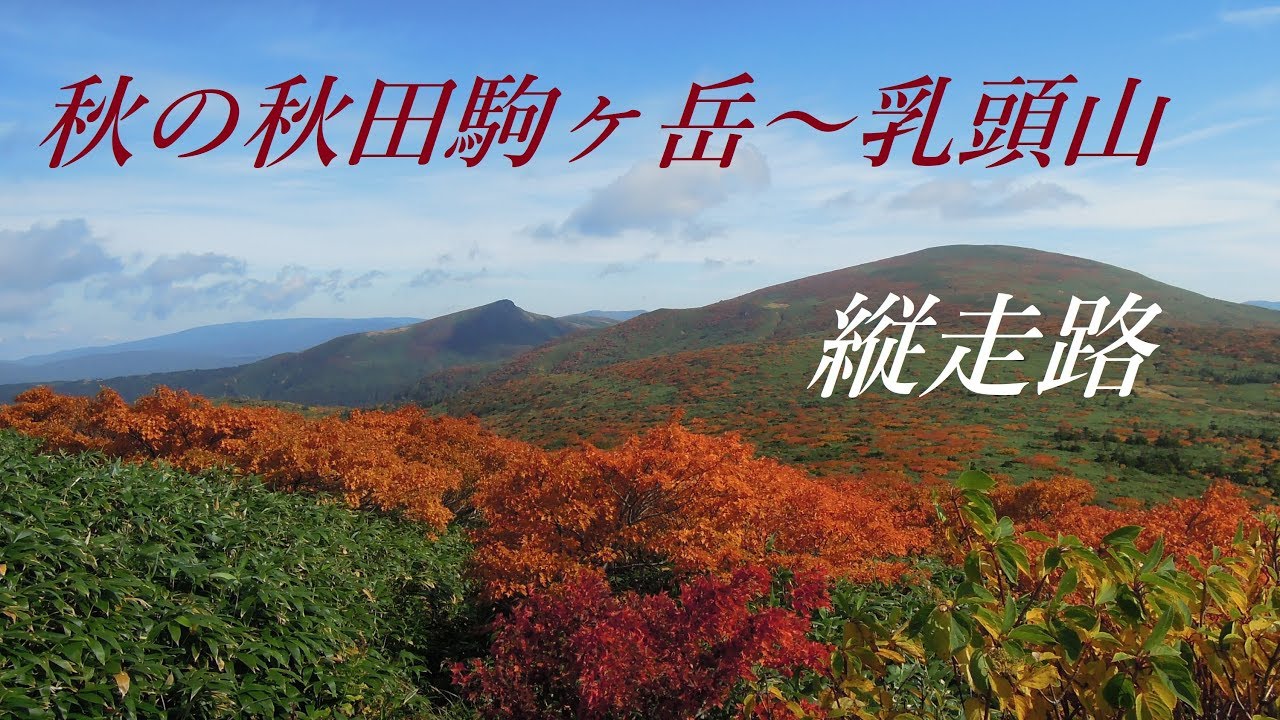 秋の秋田駒ヶ岳八合目～乳頭山縦走