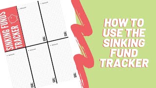 💸Free Sinking Fund Tracker Printable (Sinking fund Chat)