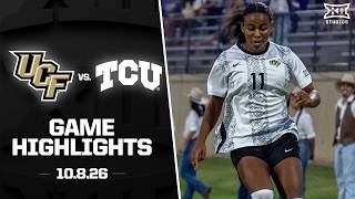 UCF vs. TCU Highlights (10.8.26) | 2026 Big 12 Women's Soccer