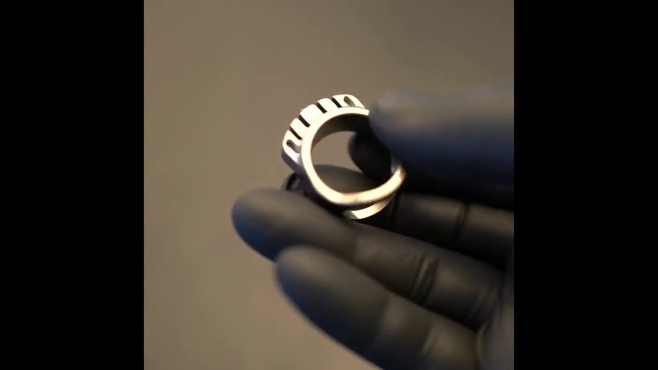 MecArmy SKF3T Tactical Ring With Hidden Bottle Opener Function Dual Tritium Glow Barl 