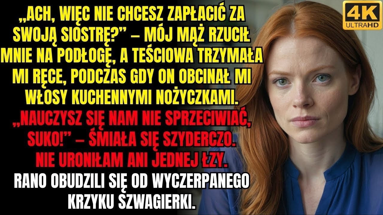 Odmówiłam spłacenia kredytu szwagierki, a mój mąż w furii obciął mi włosy kuchennymi nożyczkami