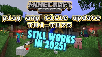 HOW to change your MINECRAFT Xbox 360 version update TU1-TU75 | WORKING 2025