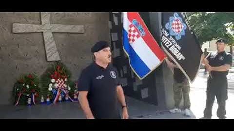 Knin 2021. Marko Skejo pozdravio ZA DOM SPREMNI