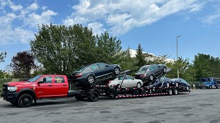 How to load a Infiniti 5 car trailer