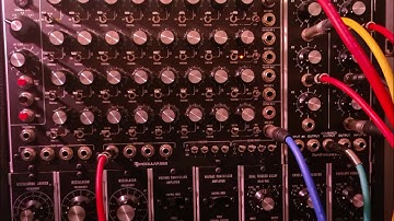 Glacial. Moog Sub 37 and mos-lab 5U modular.