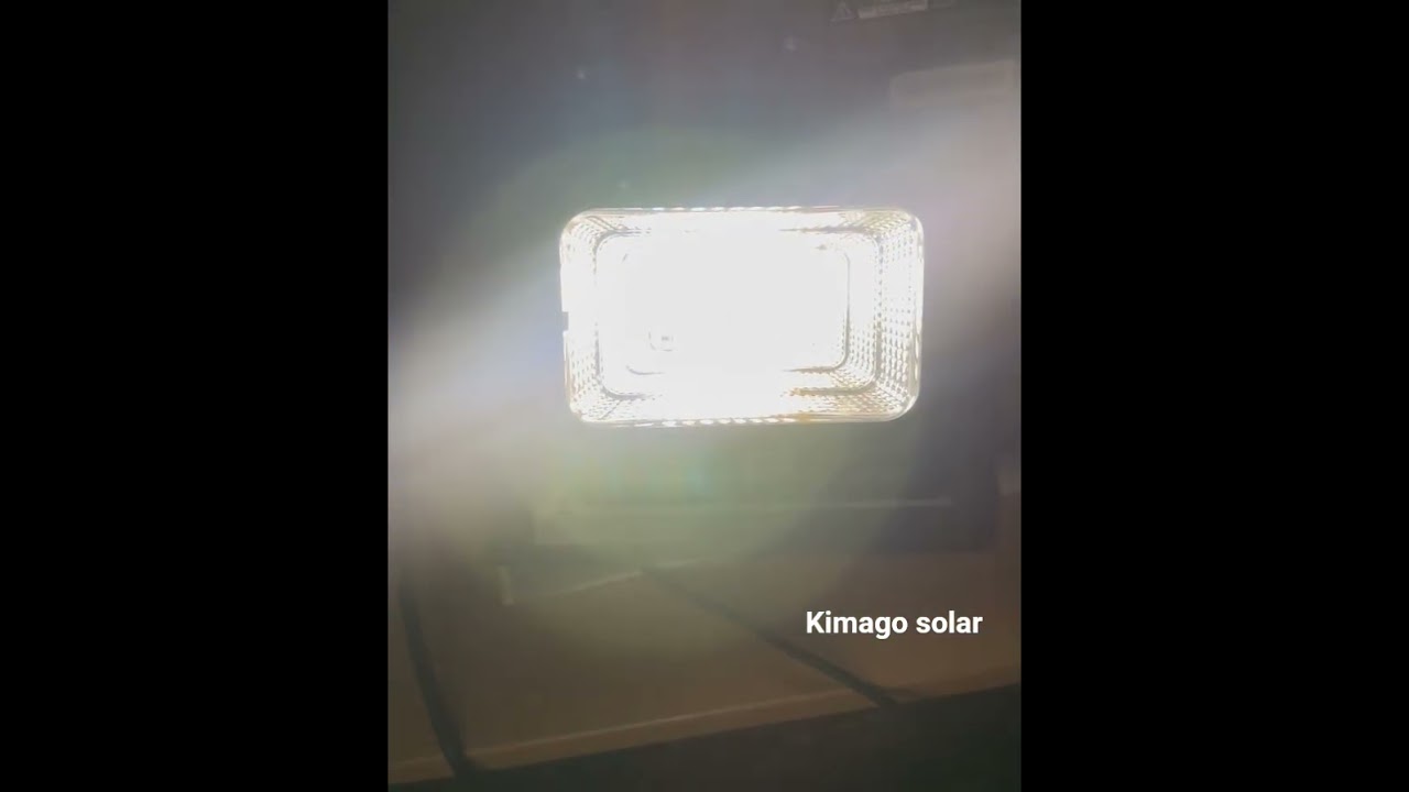 Pata Solar Floodlight 100w Yenye Warm Na White Modes