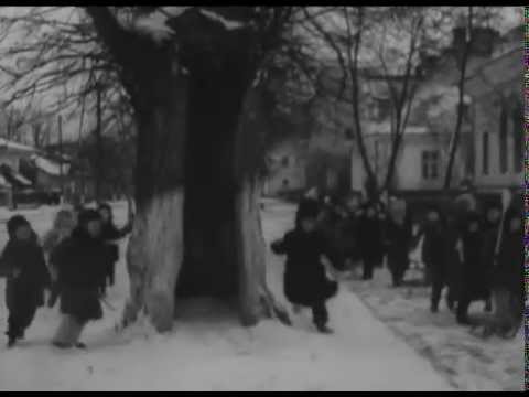 Старе відео міста Станіслав Перший сніг 1961 р