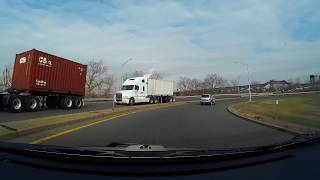 New Jersey Turnpike-- Exit 15E to Exit 9-- southbound (car lanes)