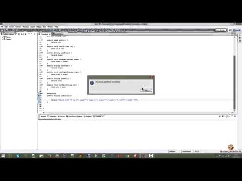 [ Web Service RESTful ] Aula 008 - metodo toString e criação classe DAO - video FullHD