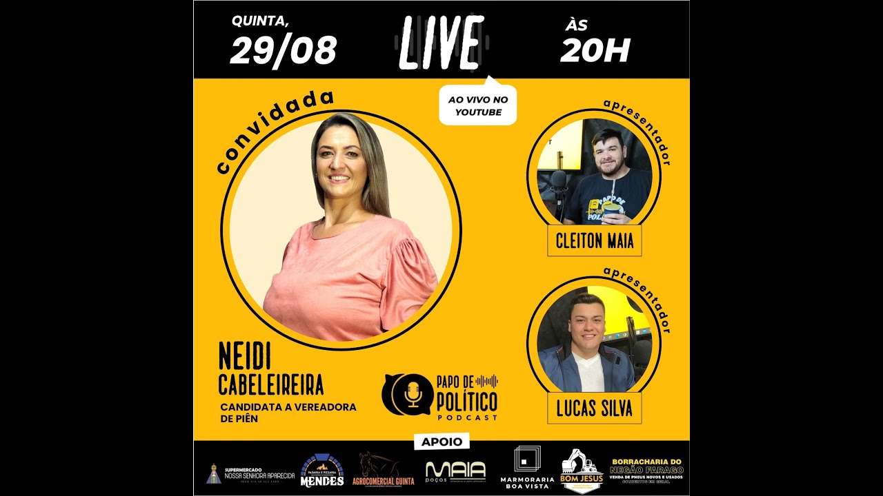 Neidi EP17 | Papo de Político Podcast - Neidi Cabeleireira - YouTube