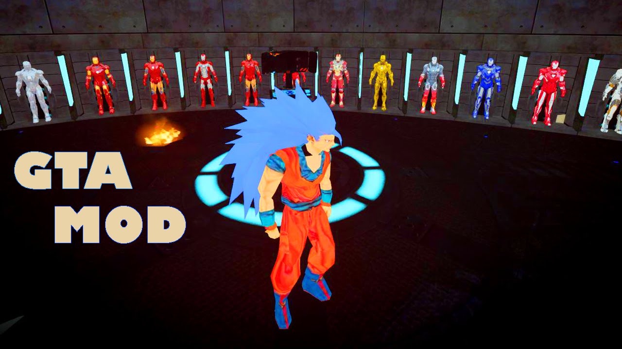 Goku Super Saiyan 3 Blue Gta Iv Dragon Ball Mods Youtube