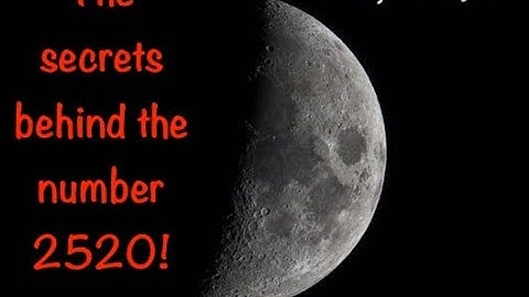 The secrets behind the number 2520!