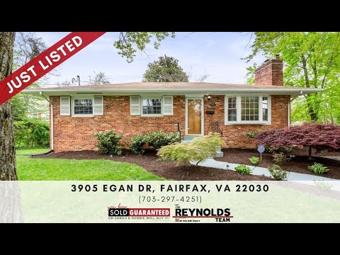 3905 Egan Drive, Fairfax, VA home video tour