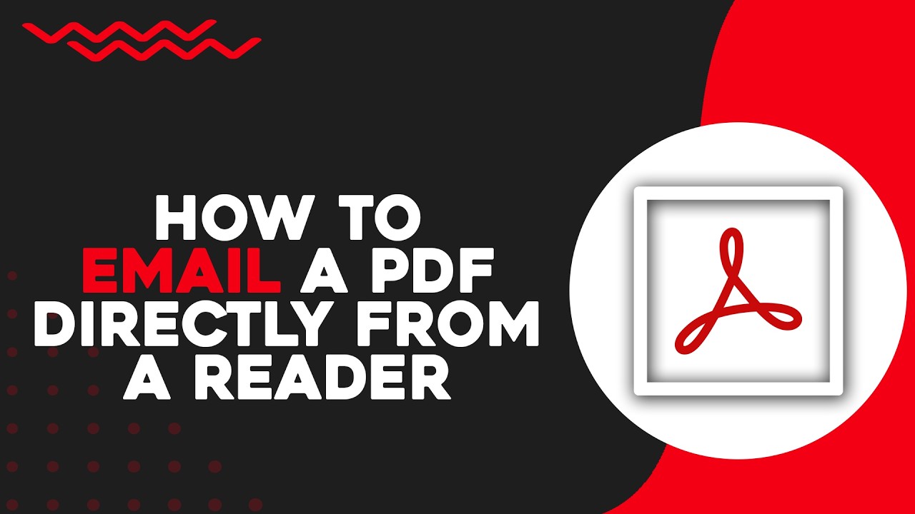 How To Email a PDF Directly from Adobe Acrobat Reader (Easiest Way)