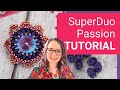 🌸 SuperDuo Passion - Beaded bezels with SuperDuos for stunning jewellery