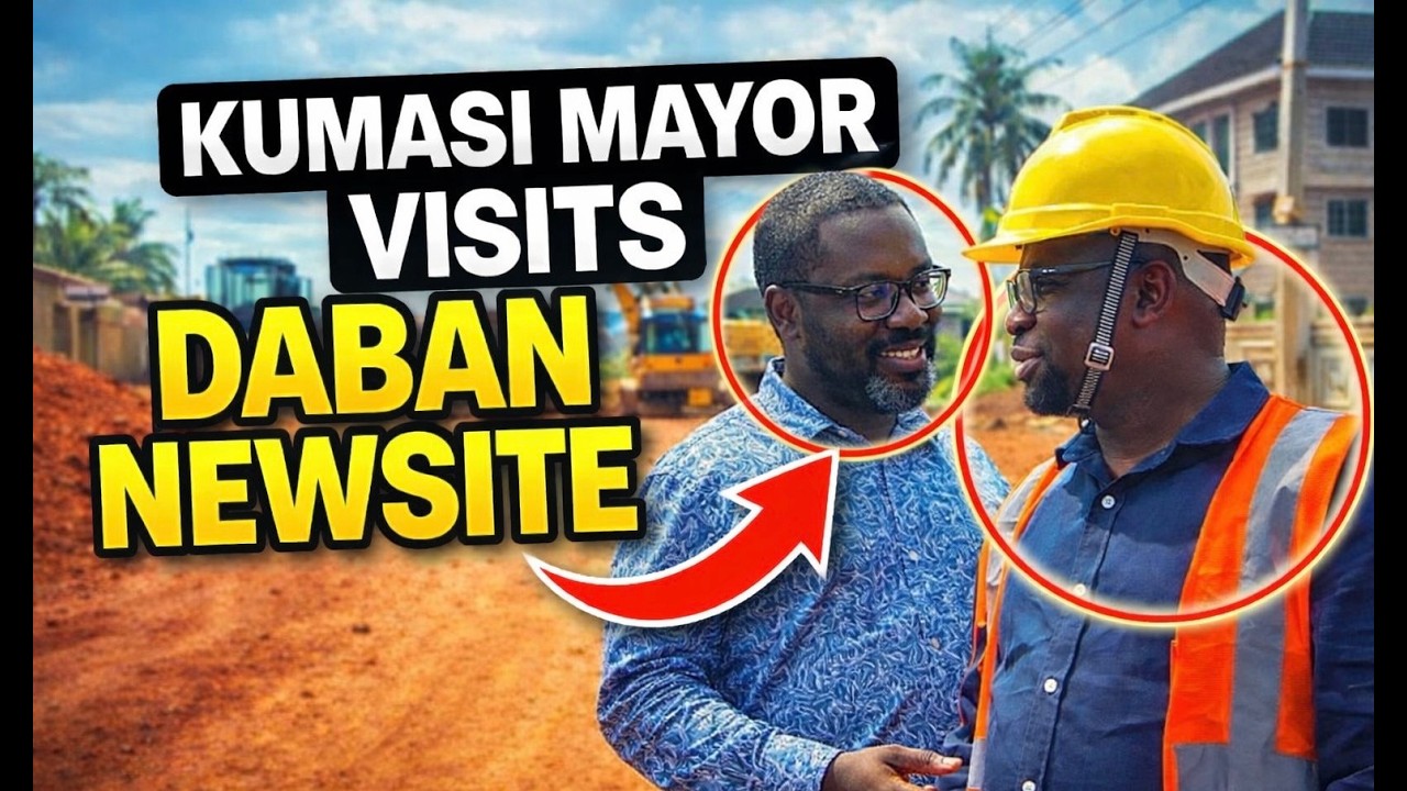 #смотрите - «Мэр Кумаси инспектирует проект строительства новой дороги в Дабане». - #дорога #pubg...