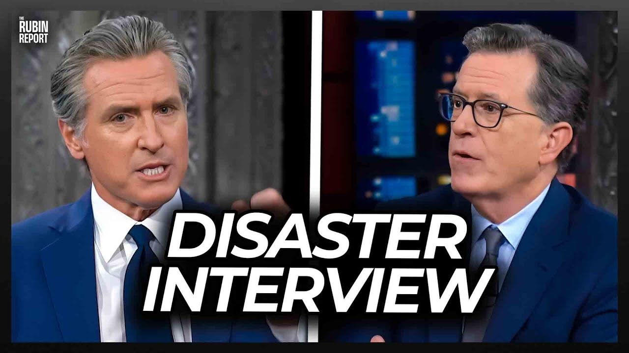 Gavin Newsom Humiliates Himself on Colbert by Saying This Live On-Air