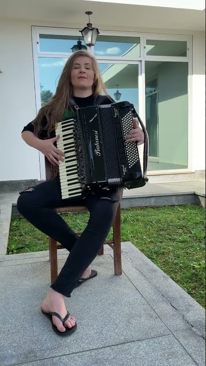 Desafio de sanfona com Bia Socek