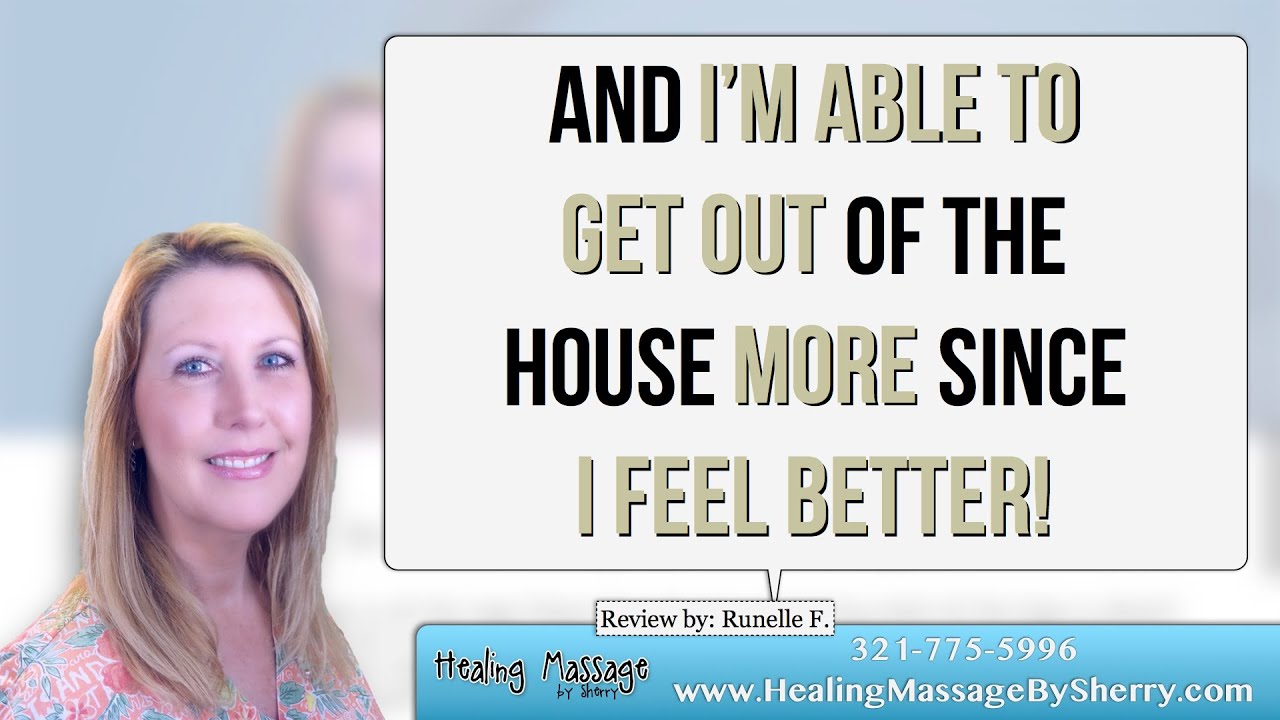 Fibromyalgia Relief With Massage Melbourne FL Sherry Goode Review YouTube