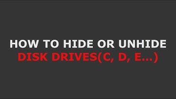 Hide Or Unhide Any Local Disk Drive In Windows Using CMD [EASY TUTORIAL]